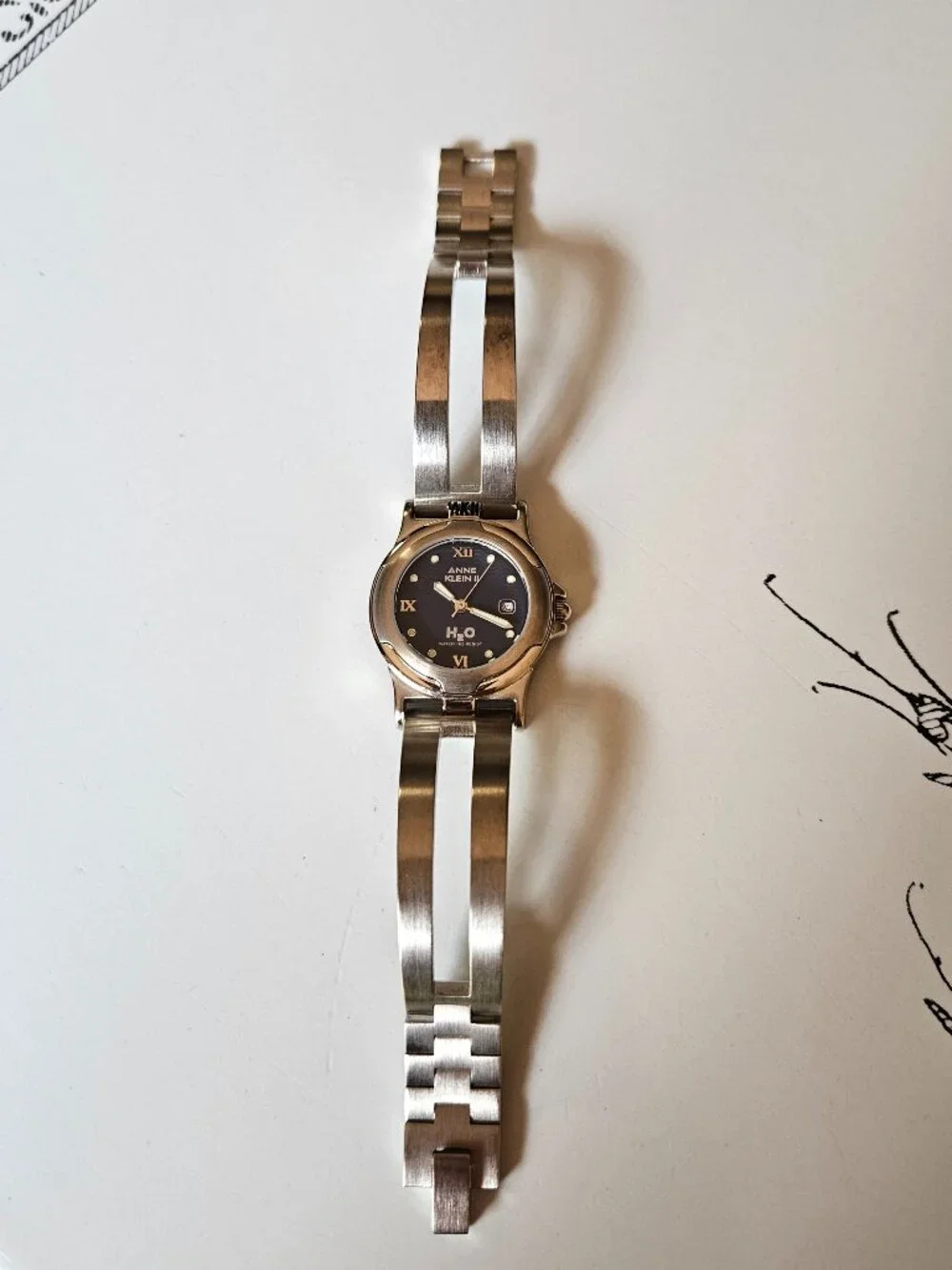 Anne Klein H2O Women's Quartz Watch Date Indicator Water Resistant to 165ft